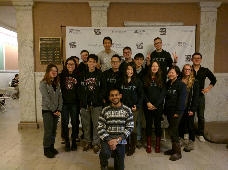 pennmcit's tweet photo. MCITers at @PennApps https://t.co/W0g03aSSb2