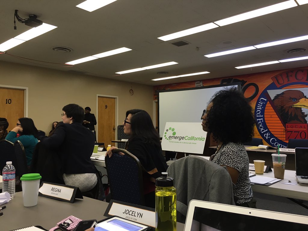 jehabig's tweet photo. Who needs sleep when u have @EmergeCA? Getting full day of training w these fabulous ladies b4 #LAReception tonight https://t.co/VOORUXdg2d