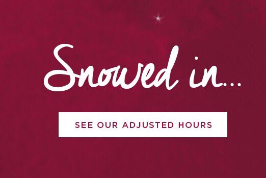 USHGNYC's tweet photo. Safety first! All USHG restaurants will be closed for dinner. See https://t.co/gB39xuQvMG for updates. #blizzard2016 https://t.co/hRuuD82NeD