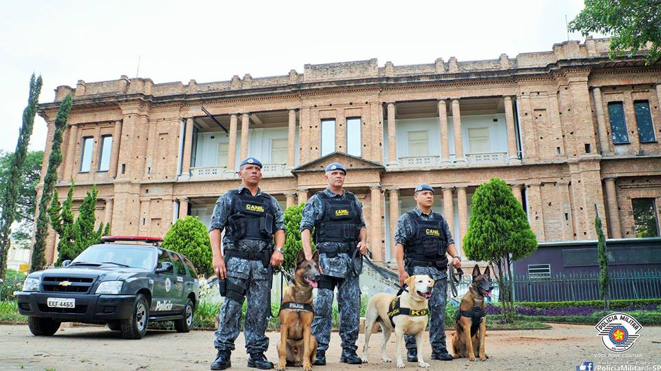 PMESP's tweet photo. BOA TARDE. 3ª Cia Canil do 3º BPChq, em frente a Pinacoteca de São Paulo. Veja a matéria: https://t.co/nbnm0bD77N https://t.co/GuVIetW8x5