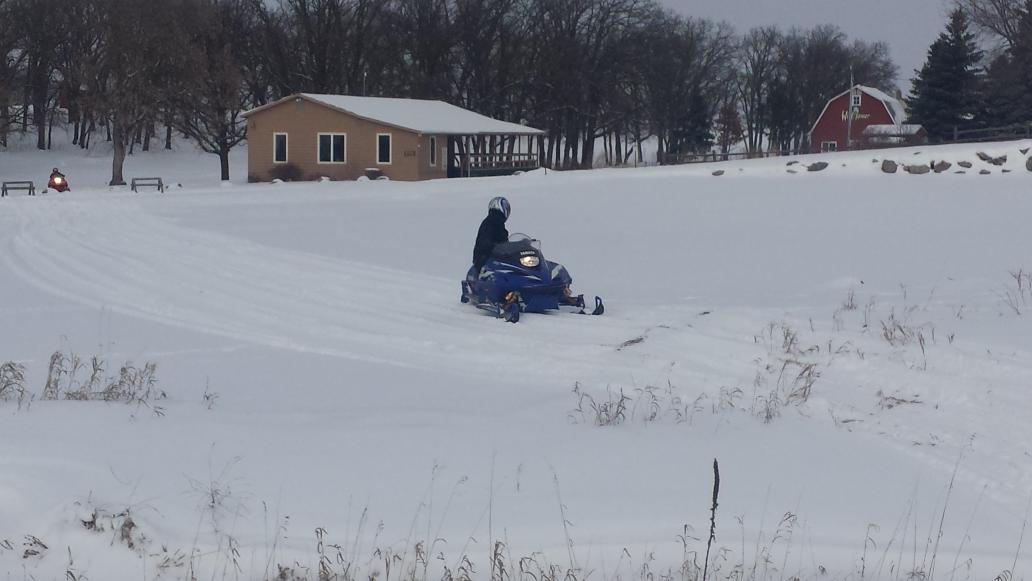 Caught in the act... even in winter i have to patrol the course!!! #norestforsupers