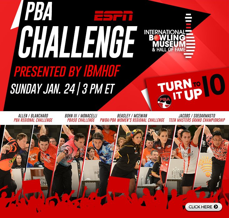 MikeJ_OnTheMic's tweet photo. #PBAChallenge 3pm ET TOMORROW on @espn with @Stone8RP @MissPressler #PBA50 #PBARegionalTour @teenmasters and more https://t.co/rAC75u7Nv6
