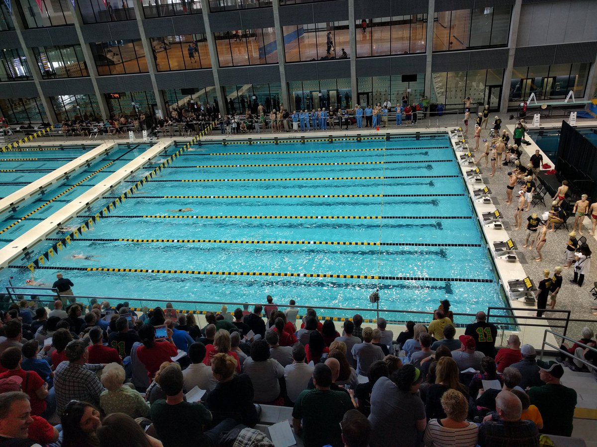 ICCSDOnline's tweet image. At the CRWC for the MVC swim meet. Great venue for this meet. Thanks to Dub. Senior for hosting. #fastpool