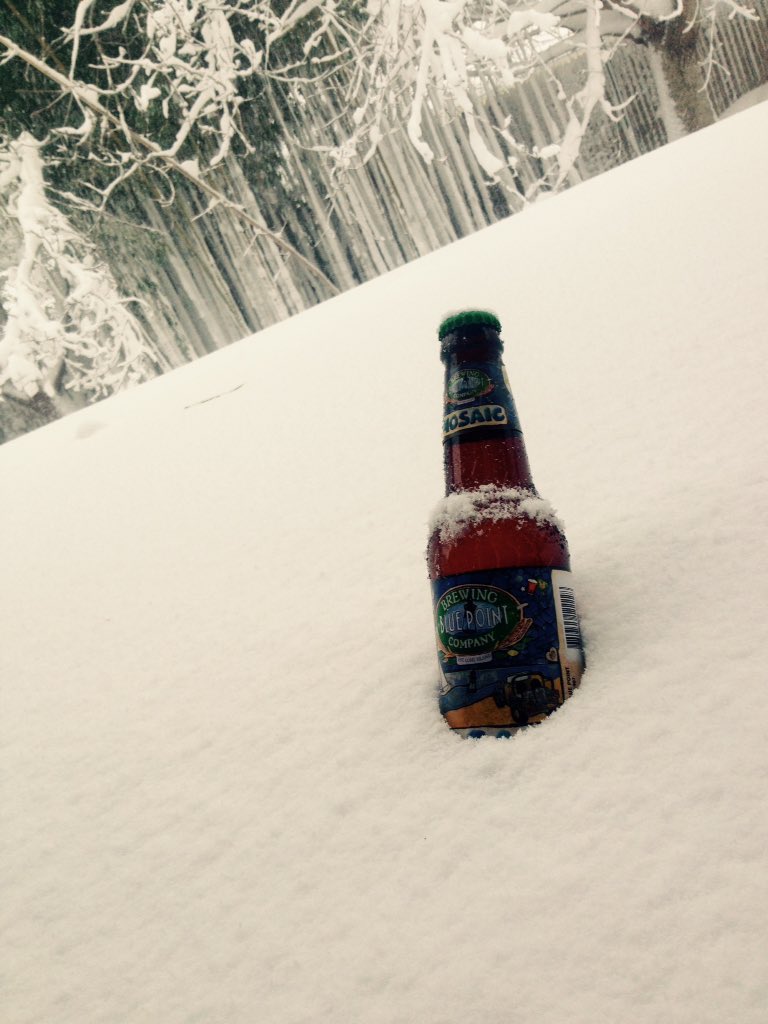jordo85's tweet photo. @BluePointBrewer Snow day brew https://t.co/xQmtKtYemj