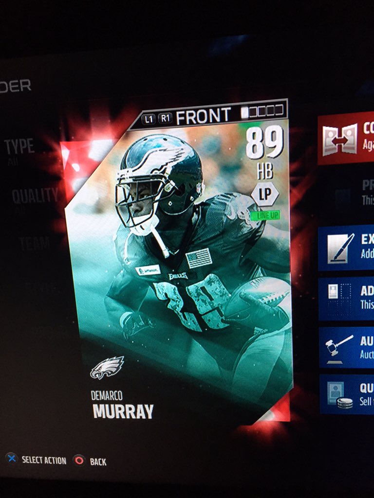 Warrior_City302's tweet photo. I'm giving away both Murray and armstead. Need to rt and follow to enter. Will giveaway at midnight https://t.co/ULu3sarsJh