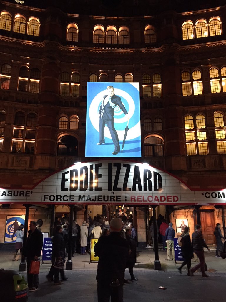 Miss_Nattyo's tweet photo. This is happening! Merry Christmas to me!! @eddieizzard @fiona_nfmorgan https://t.co/xXFUJmpwHu