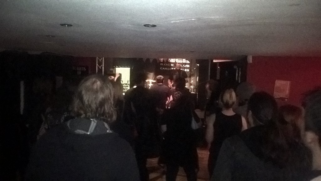 TheEighthBridge's tweet photo. Great to see an awesome turn out! Sodamized Cadaver are tearing the stage up right now! We're on next! https://t.co/6KFfMIAZB6
