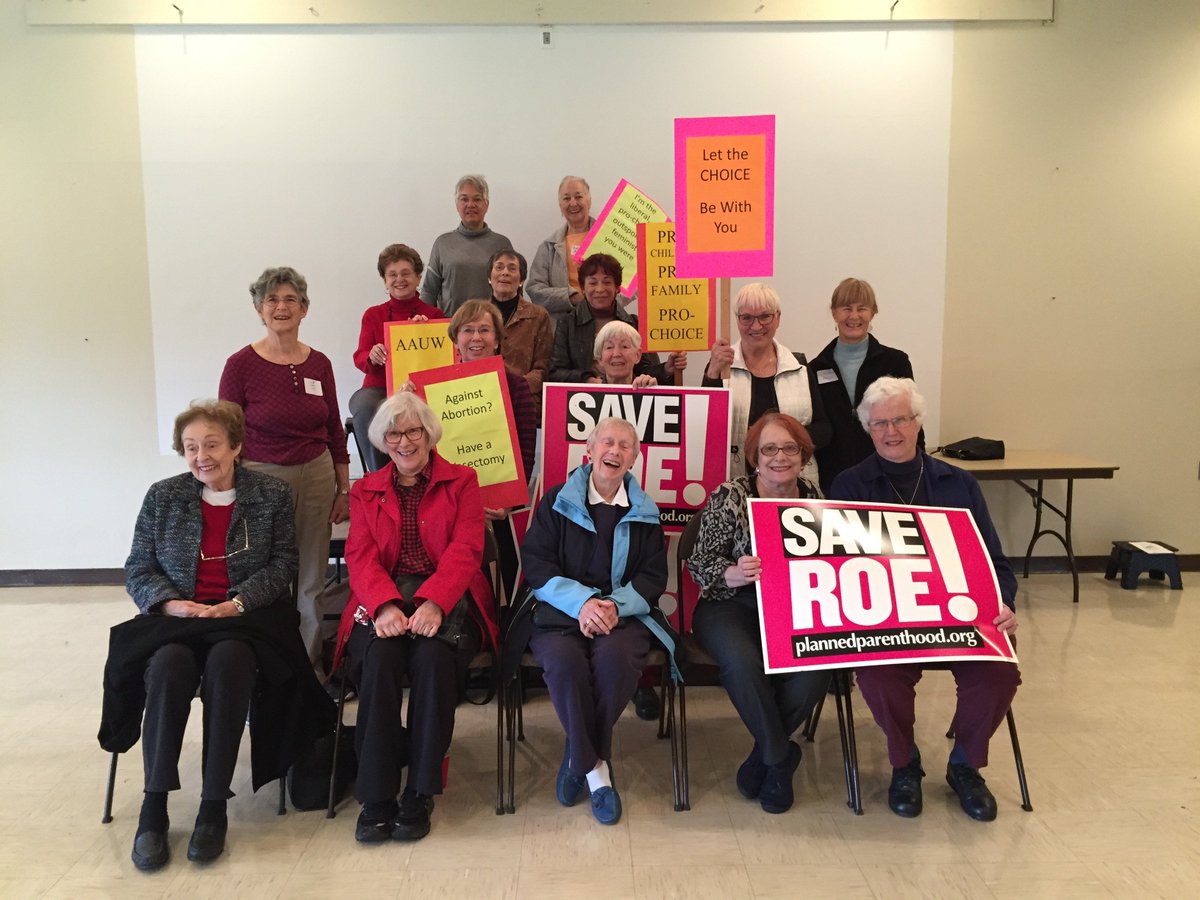 On the 43rd anniversary of Roe v. Wade, we Stepped Out for Choice in Los Altos, CA.
