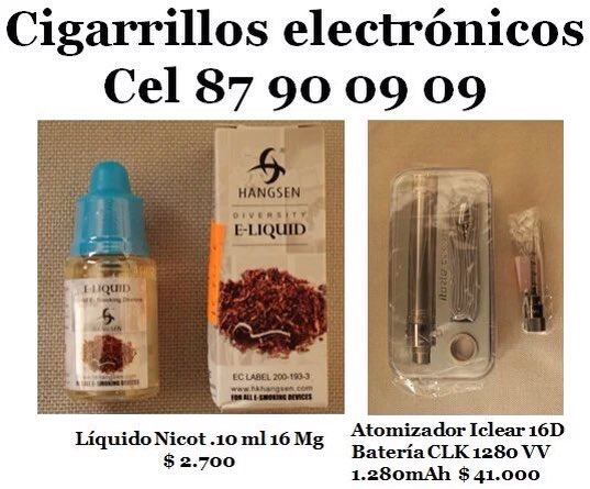 F_J_Rodriguez_G's tweet photo. Cigarrillos Electrónicos marca #Itazte Clk. Batería de 1.280 mAh. #Celular 87 90 09 09 https://t.co/nnujBIRBPn