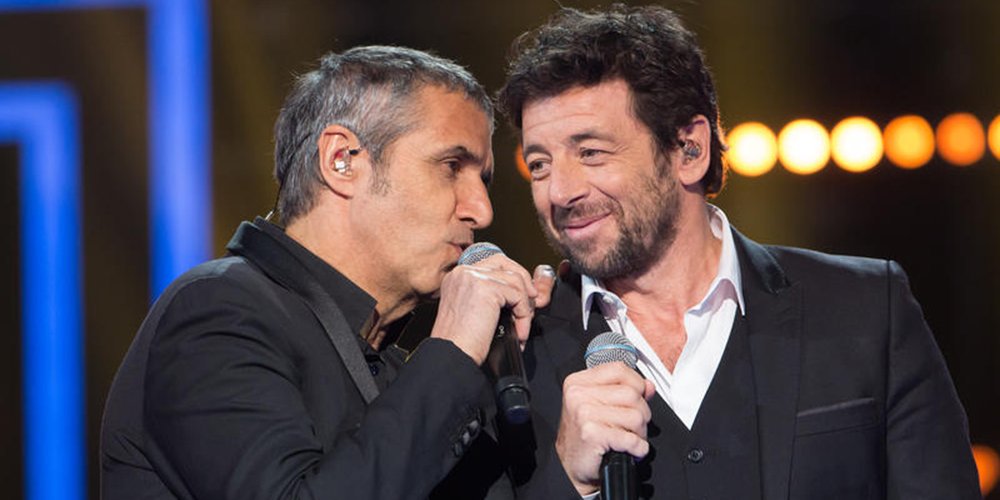 FranceTV's tweet photo. Julien Clerc &amp; @PatrickBruelOff évoquent,en chanson, les souvenirs de #MichelDelpech, du temps où il était chanteur. https://t.co/xCmfH4Dcz5