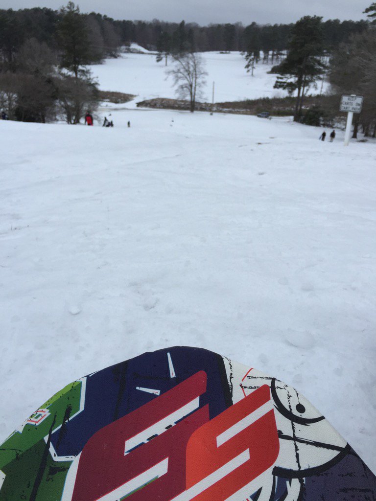 a_will288's tweet image. Sledding at SEBTS!