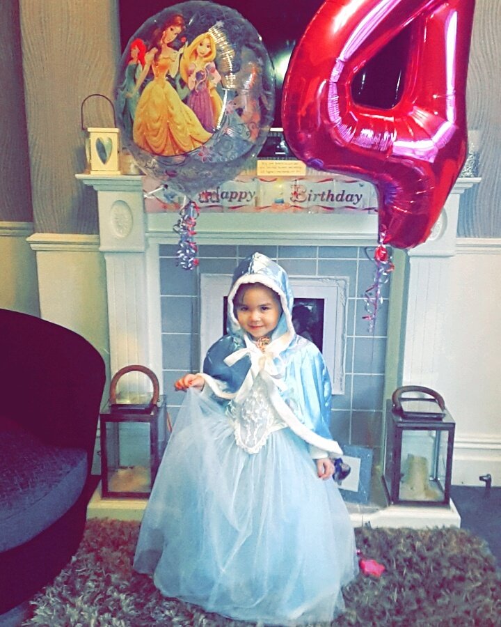 Birthday princess #cinderelladress 21.01.2016 #4yearsold