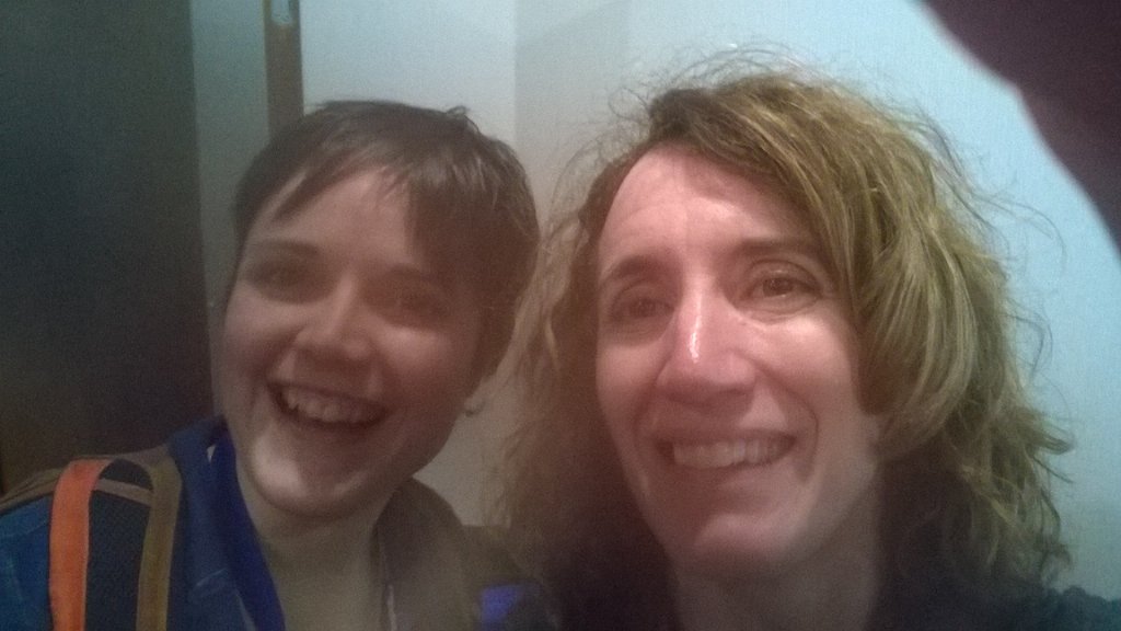 HockeyGeekGirl's tweet photo. Girls in tech kick butt at #canwic #TaeKwonDoBuddy #FellowCoder #37 https://t.co/U3gzXC9HfX