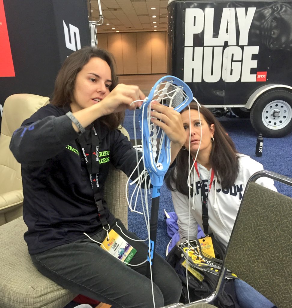 STXwlax's tweet photo. #STXStringersUnion @laxtractive working on a new #Exult500! #custom #PlayHuge https://t.co/KE2ADrGEUR