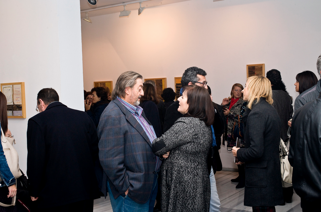 Museo_Almeria's tweet photo. #Recordando2015 | Inauguración de la muestra "La expresión de la tierra" de J.R Miralles, q fallecería días después. https://t.co/hMwaX85iiX