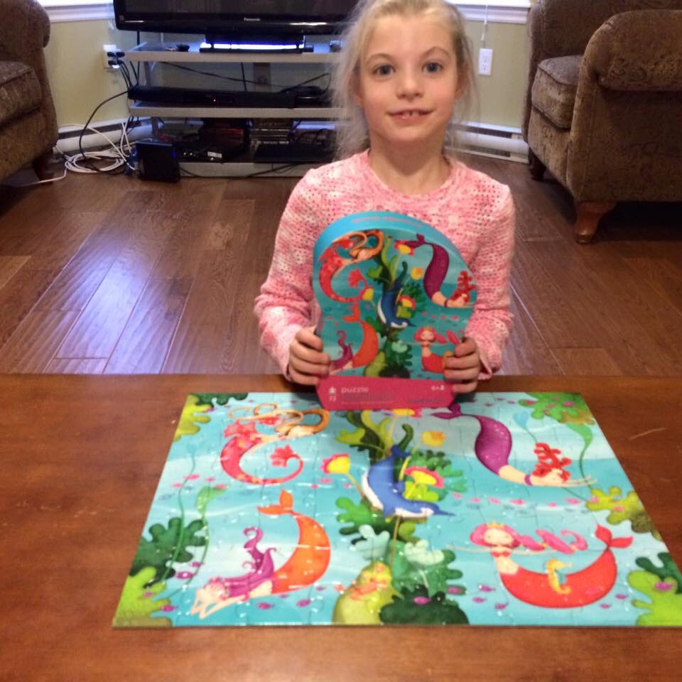 Snowed in? Spend time with your family putting together a Crocodile Creek #puzzle!