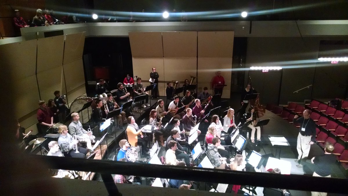 sniewohner's tweet photo. Iowa band conductors forum year three :) https://t.co/D3MHeLkhrN