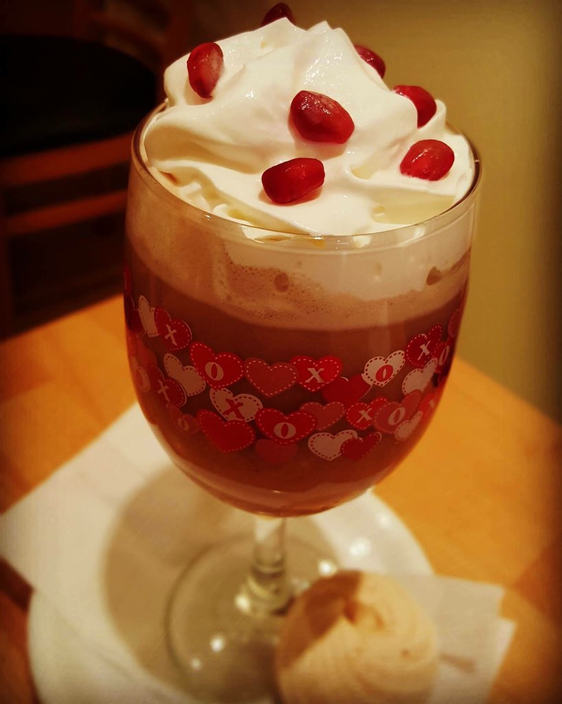 . <a href="/CityFood_mag/">Greater Vancouver Hot Chocolate Festival</a> I'm at Schokolade drinking #ILoveYou #hotchocolatefest