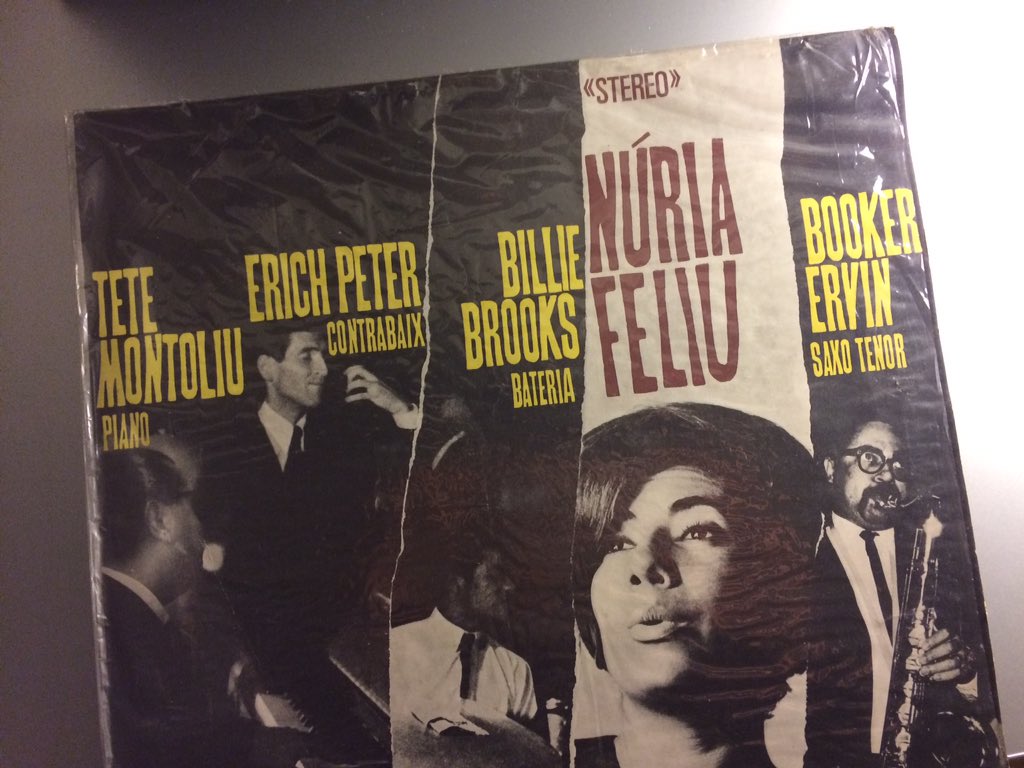 eduardconti's tweet photo. Quines coses es troben entre una pila de discos. Booker Ervin amb Núria Feliu... i Tete Montoliu. @NachoSanahuja https://t.co/nr18vPjWpf