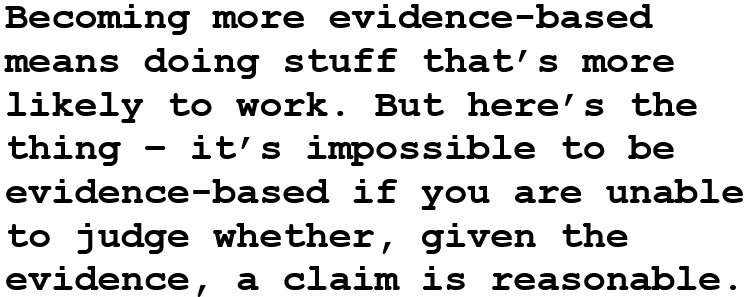 Rob_Briner's tweet photo. It seems that #HR pays insufficient attention to the quality of evidence for its practices. https://t.co/EhDeFp54GN https://t.co/mITaStRUQM