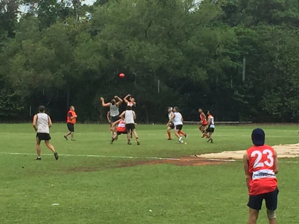 DubesAustralia's tweet image. Weekend before #AustraliaDay. Perfect for footy. Cricket too. Garudas v Bintangs #AFL at Buperta Park, Cibubur.