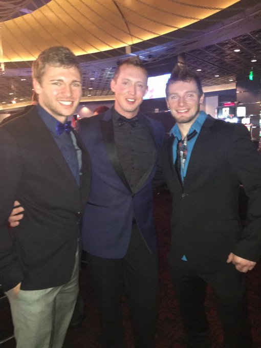 Our guys about to walk the red carpet at the AVN Awards! @Jaden_Storm25 @jake_karhoff @PierceHartman<a href="/tag/rt"class="tags"><span>#rt</span></a>