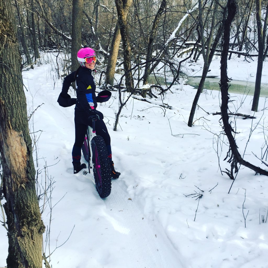 Wish we were getting all the snow! Making the most of what we have.