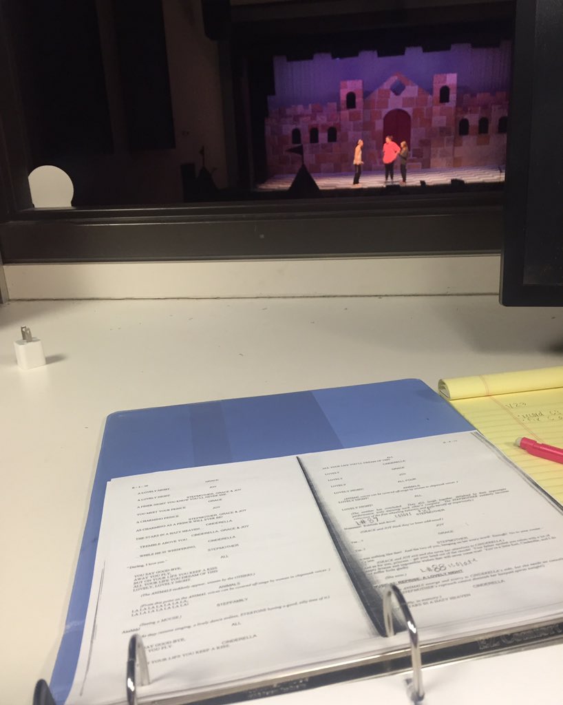 AHS_Musical's tweet photo. Tech Rehearsal: A View from the Booth #gahsmta #gahsmta16 https://t.co/7MdRfLwamR