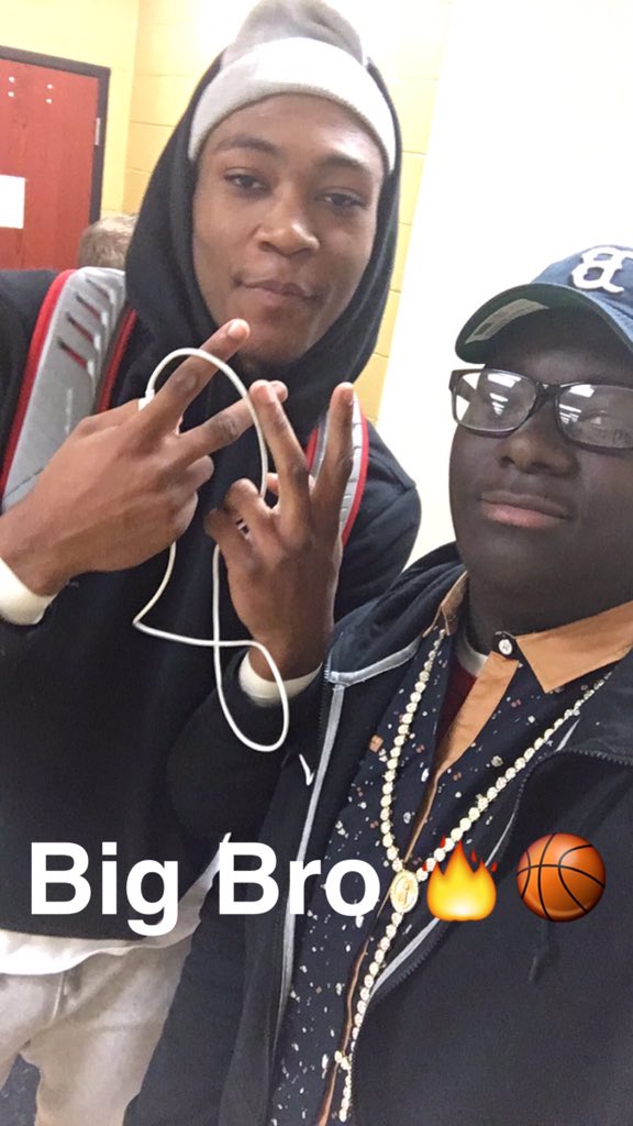 Yesterday after game with my big brother  <a href="/culver_derek/">Derek T Culver</a> , who lead the Raiders in points &amp; a victory 🔥🏀