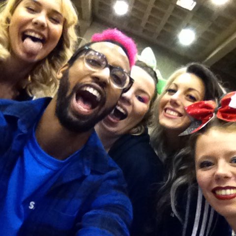 FrostFestCheer's tweet photo. Buck Coaches!!! 💙❄️⛄️🎀 #CheerFest16 https://t.co/7FrvroFoex