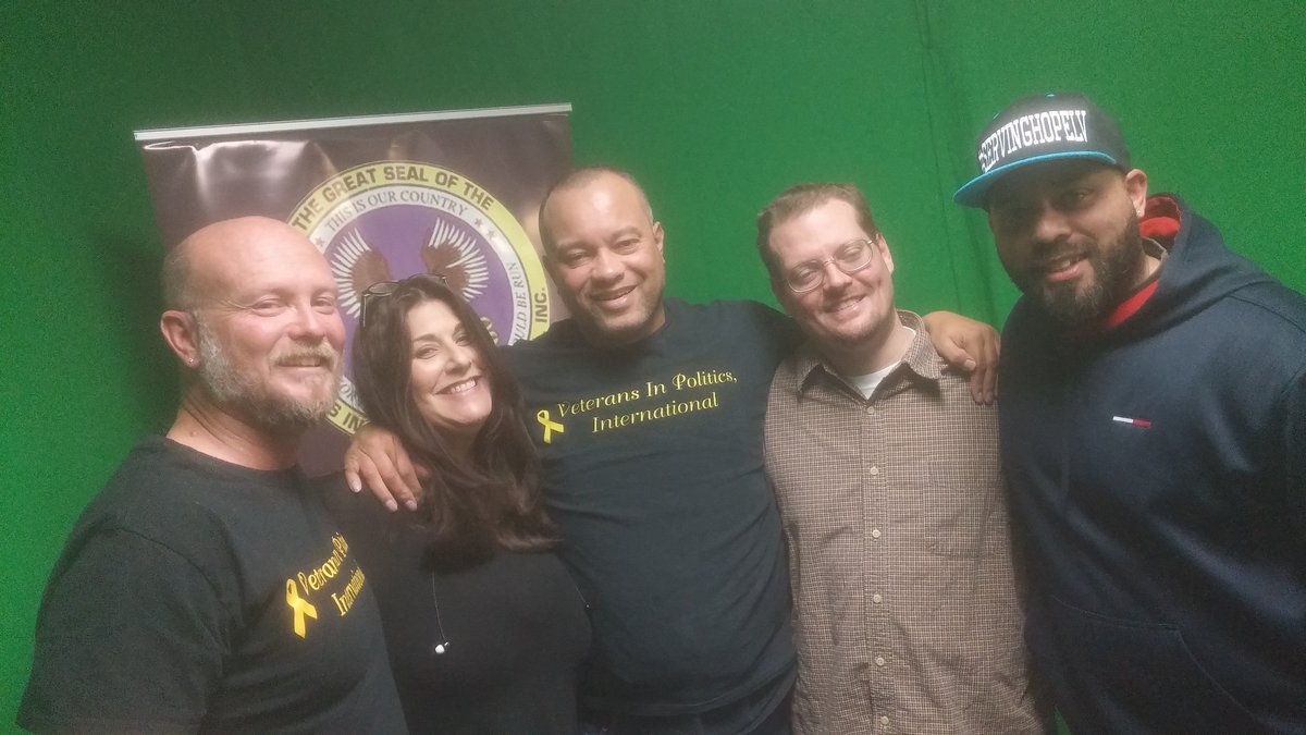 SansonSteve's tweet photo. Siloh Moses one homeless now founder is https://t.co/OZ3UkU0bXS on Veterans In Politics talk show https://t.co/0K0dG8uY1x
