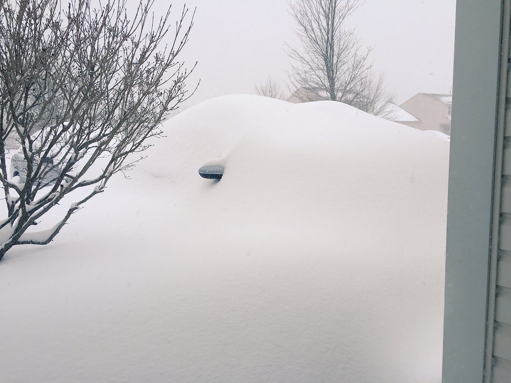 ReadingPastor's tweet image. Where did my car go?