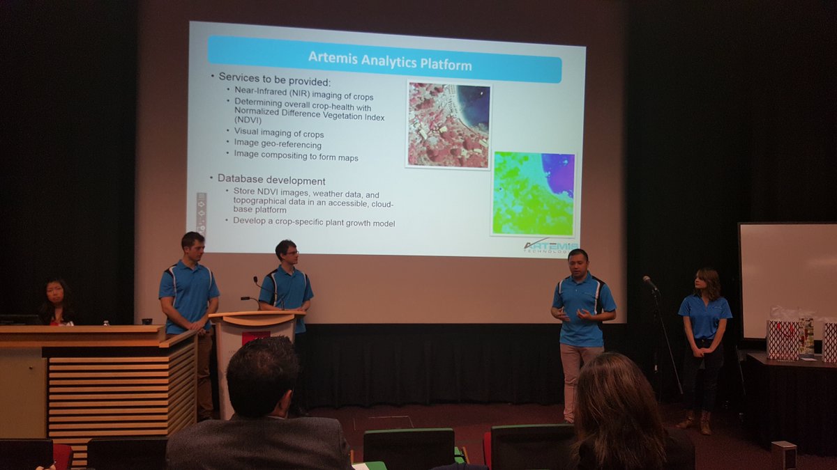 sfuSEY's tweet photo. Great job to the Artemis Technologies team for an excellent presentation and Q&amp;A session! #SEY2016 https://t.co/OqmEFewgZD
