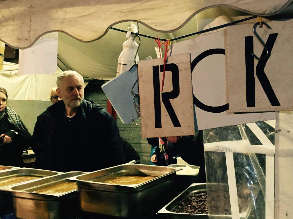 Jeremy Corbyn's 1st official overseas trip as the new labour leader takes him to the kitchen <a href="/jeremycorbyn/">Jeremy Corbyn</a>