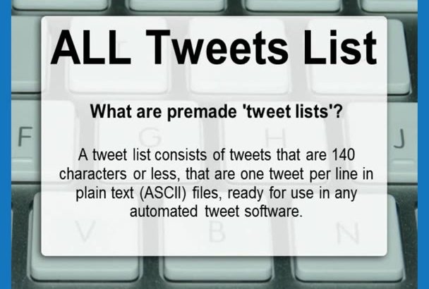 anything5dollar's tweet photo. I will tweets List of 14500 All #Premade #Precompiled For ... - https://t.co/kPpoPE585Y #TwitterTweetList https://t.co/GVsWcXhK5S