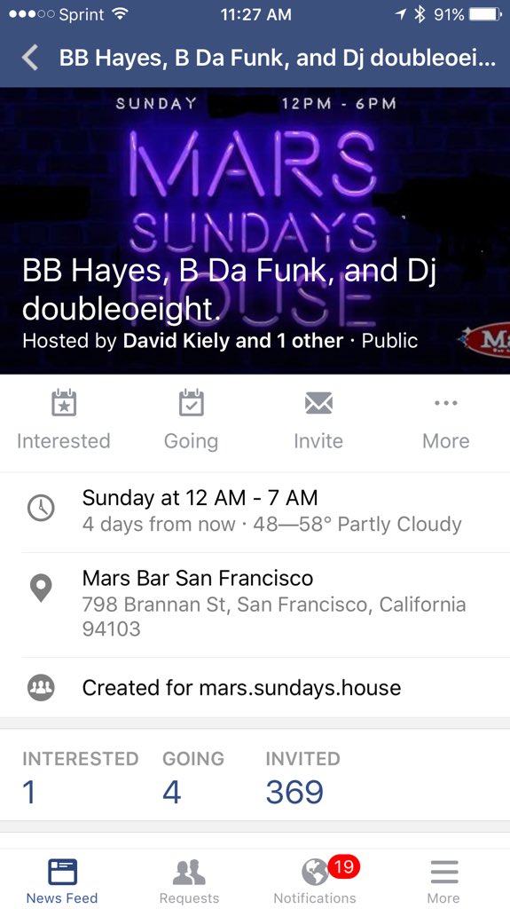 BDaFunk1's tweet photo. Tomorrow peeps, check it out if you're in the SF Area come get funky at the Mars Bar https://t.co/dqfWC1tp2v