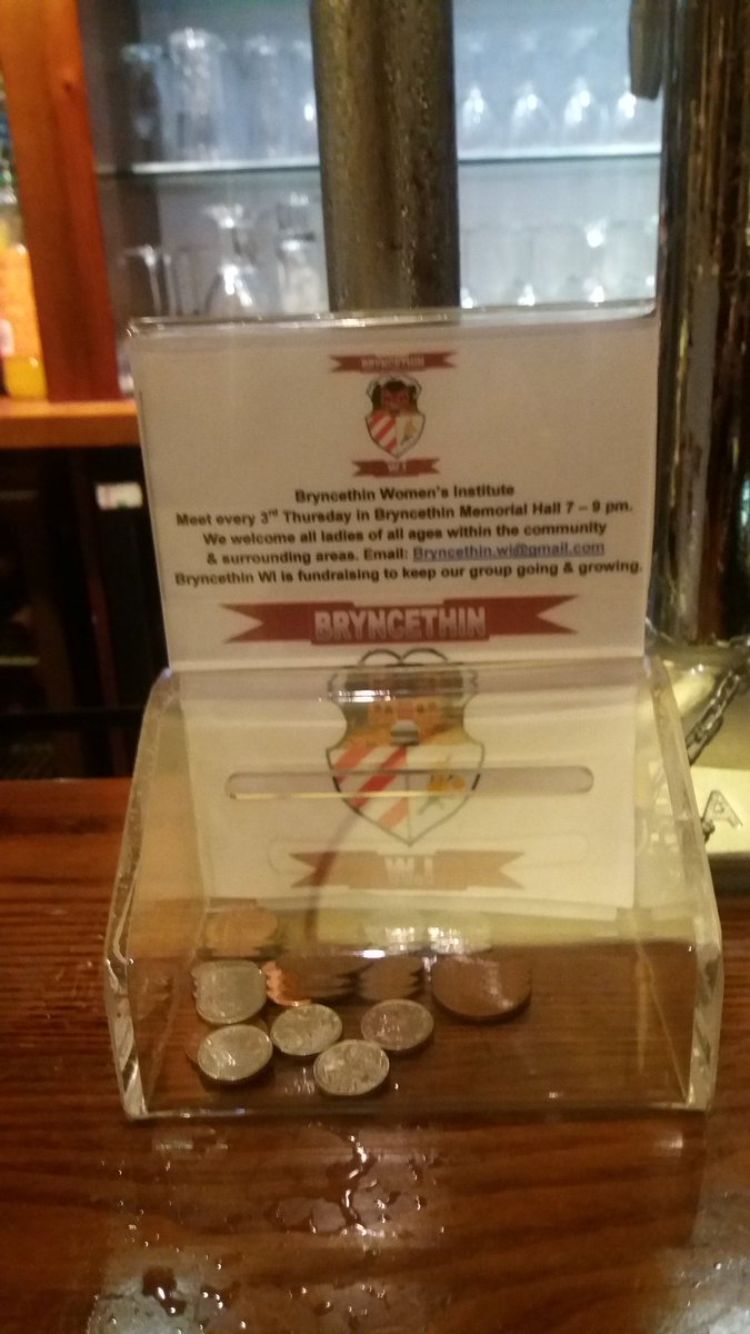 BryncethinWI's tweet photo. We're collecting to help keep our #WI going &amp; growing in the #Masons #Bryncethin #Bridgend https://t.co/hPhtlZzf6q