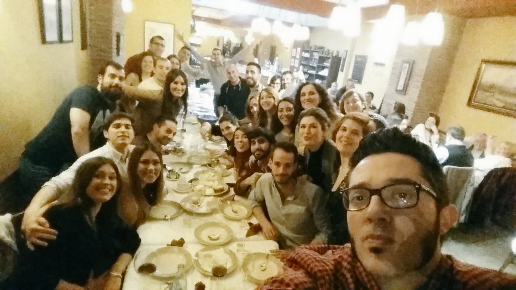 #selfie zena zérapi  con el estupendo grupo de alumnos de #MckMLG #fisioterapia #formación