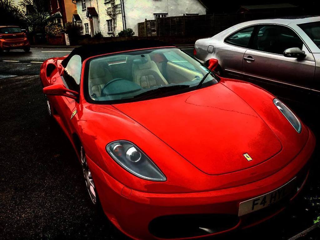 OnlyFerrariPics's tweet image. Countryside drive 🚗 #ferrarifun #ferrari #f430 #ferrarif430 #f4hyl #fahyl by liam_fahy1