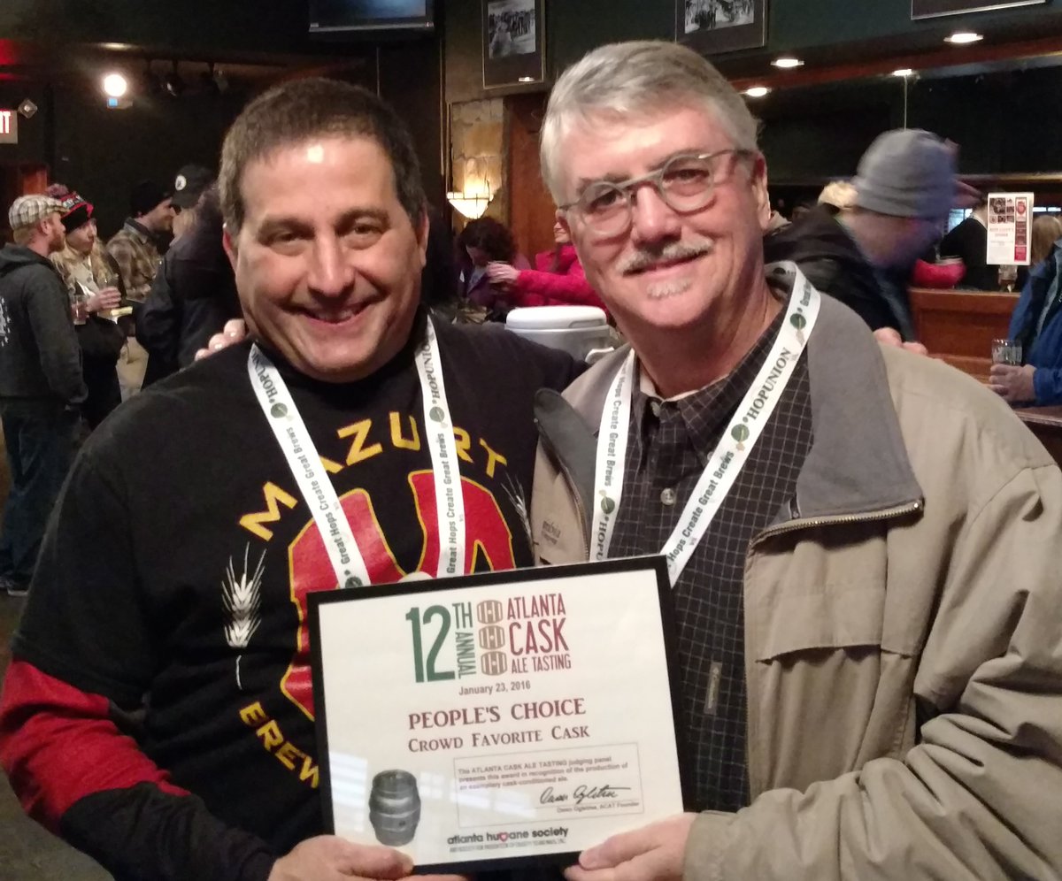 Thanks to everyone who enjoyed our Coffee MAZURT Russian Imperial Stout - Top Beer out of 47 at @ACAT is very coool!