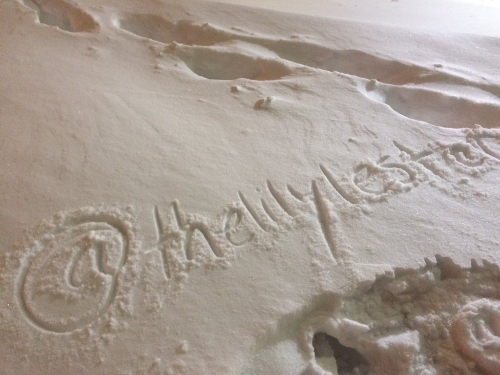 TheLilyLester's tweet photo. Played in the snow until 1 AM but then I got tired @dvdossman https://t.co/aZqyKzbK9R