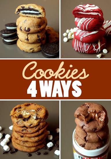 NewGenBaker1's tweet photo. https://t.co/DmcaIljAAu Cookies 4-Ways #NewGenBaker
#OreoStuffed
#Smores
#NutellaStuffed
#RedVelvetCheesecake https://t.co/PiMmeVnTWw