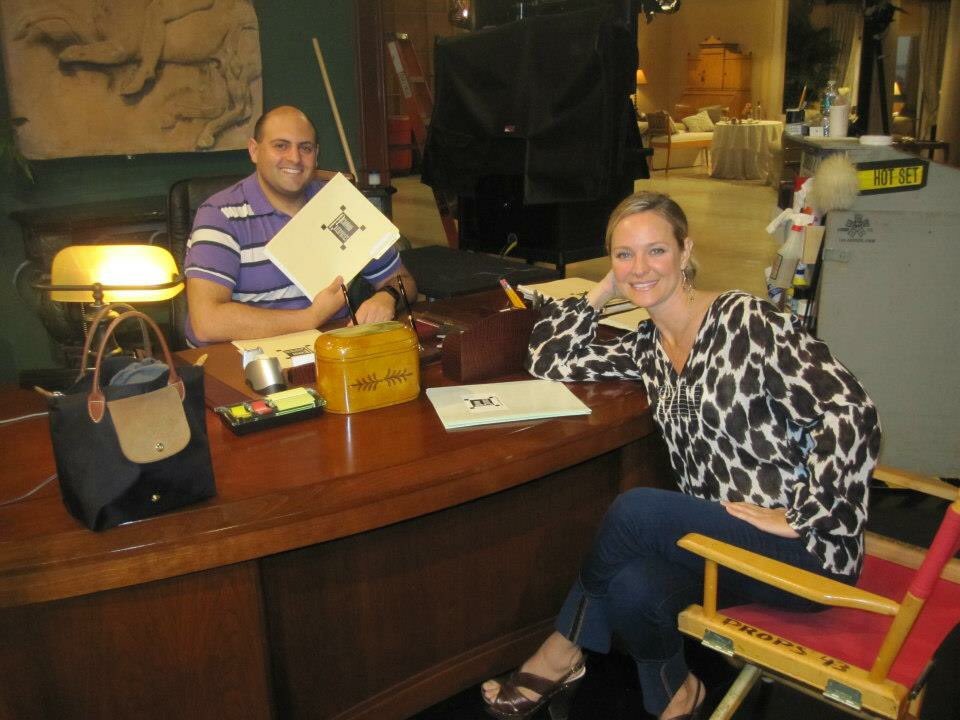 jetlaggedmike's tweet image. I miss Genoa City. Reminiscing about that great day with @sharonlcase. #YR #MissingLA