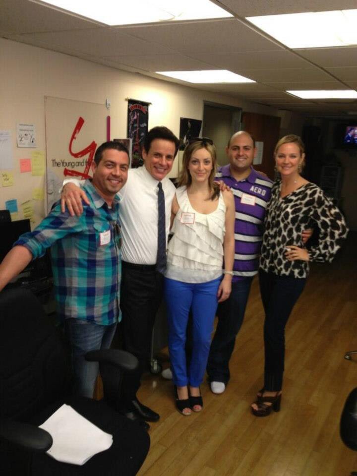 jetlaggedmike's tweet image. I miss Genoa City. Reminiscing about that great day with @sharonlcase. #YR #MissingLA