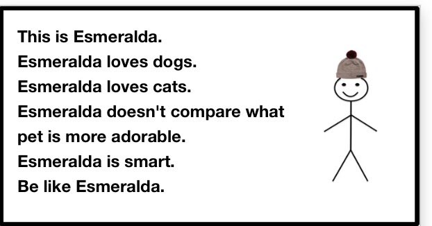 EsmeraldaIP's tweet image. Super accurate.