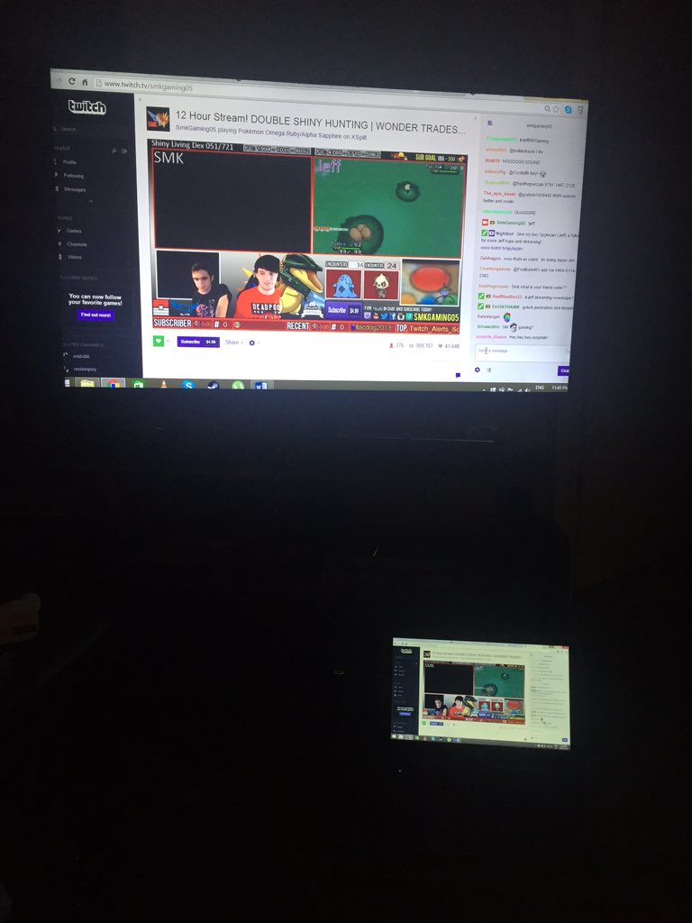 JohnKearley's tweet photo. @SmkGaming05 smk and Jeff on the big screen https://t.co/xWQLNVf5dS