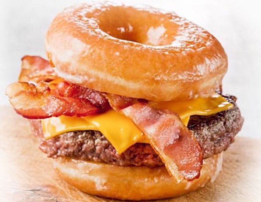 darrenrovell's tweet image. Southern Miss sold 240 donut bacon cheeseburgers ($5) at men's basketball game tonight, according to @brentjones4