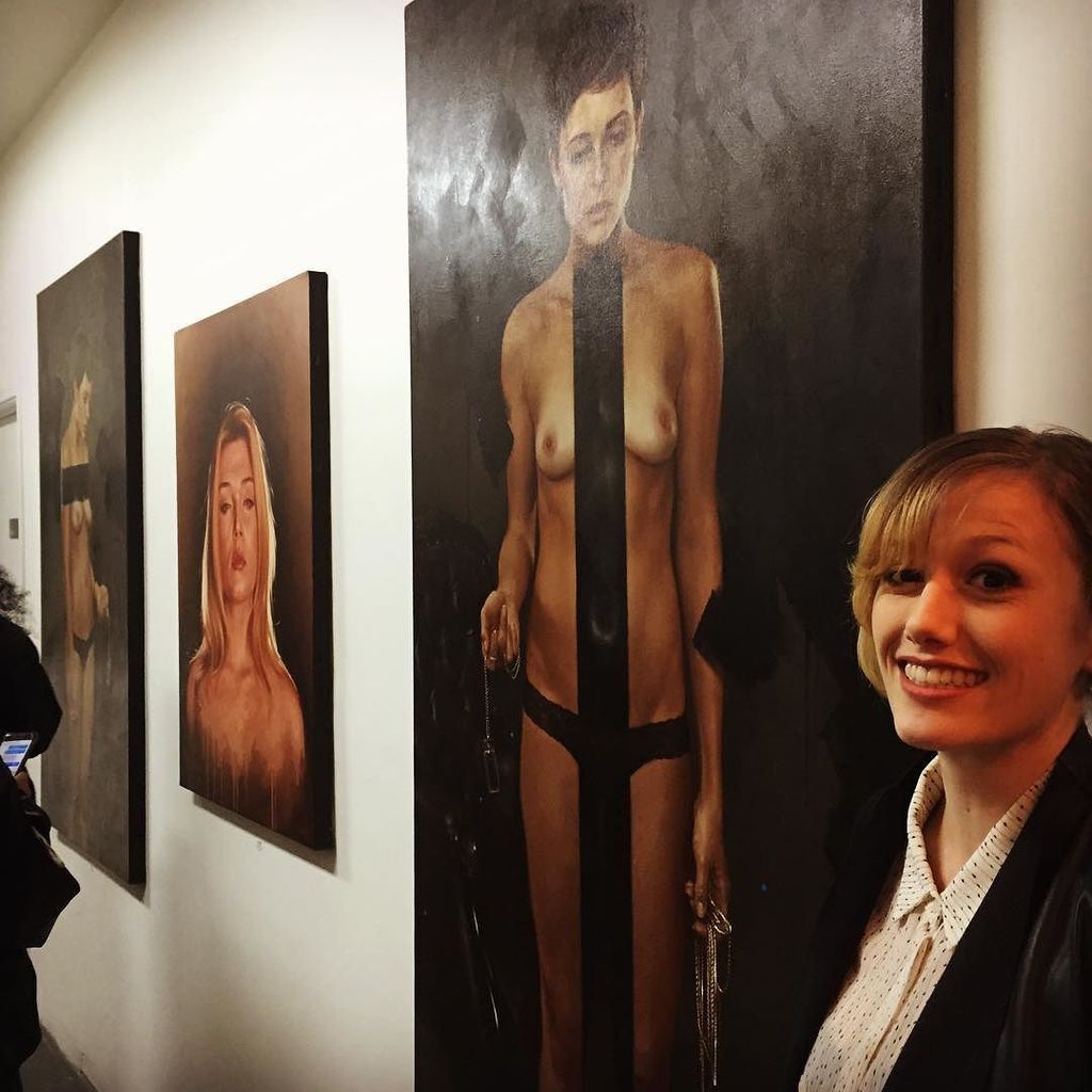 aaronnagel's tweet image. surprise mini show at @thinkspace_art in the back office tonight! #thinkspacegallery ift.tt/1SETfAs