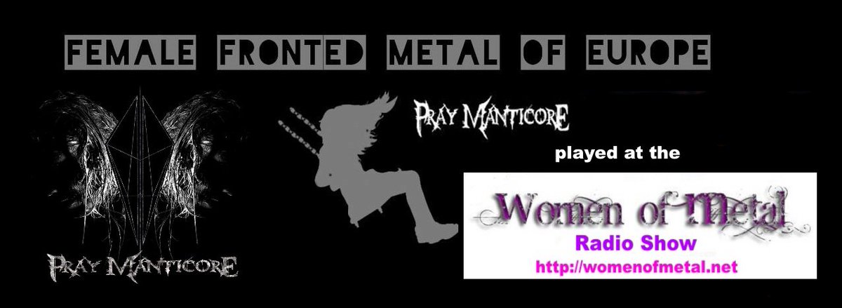 BeNeF666's tweet photo. #PrayManticore #PlayedAt @WomenofMetal radio show on @TheIndieAuth #metal @FFMoEurope https://t.co/I1N0ov7LuU