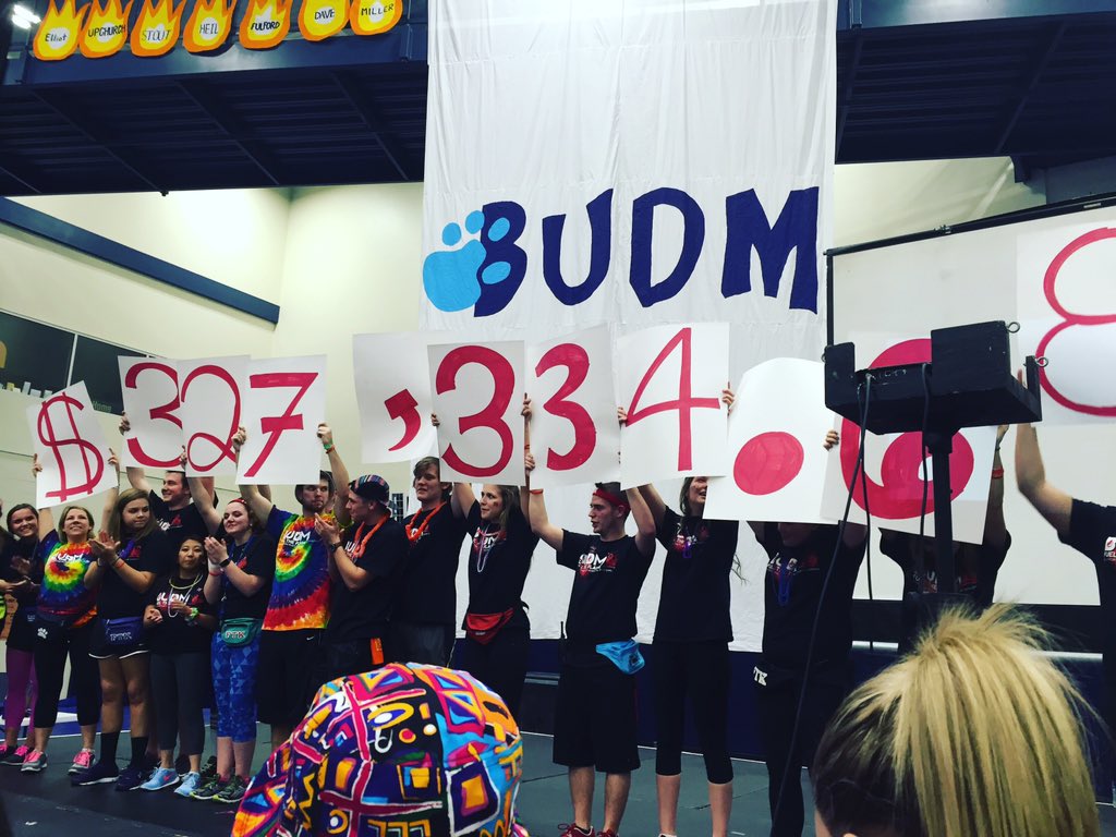 ButlerSGA's tweet photo. $327,334.68!!! Congrats @BUDM_ButlerU for raising so much money this year https://t.co/s9mBkUKoQO
